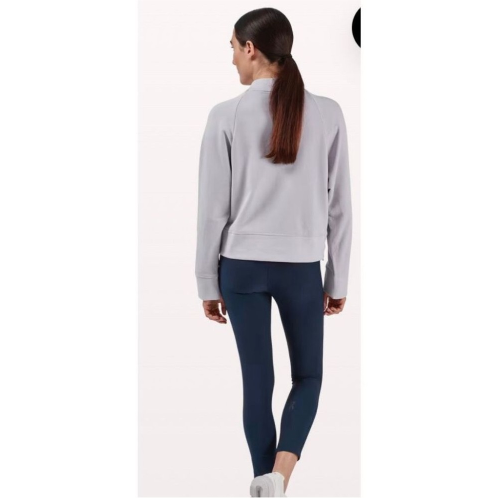 NEW Women's ON CLOUD Running Lilac Purple Crewneck Cotton Top Sweatshirt Small - Picture 9 of 13